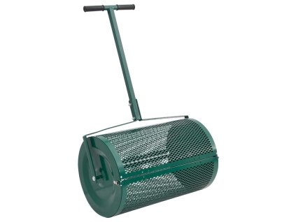 vidaXL Rozmetadlo kompostu zelené Ø 40 x 60 cm ocel