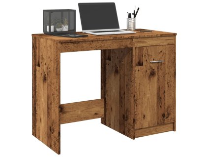 vidaXL Psací stůl old wood 100 x 50 x 76 cm kompozitní dřevo