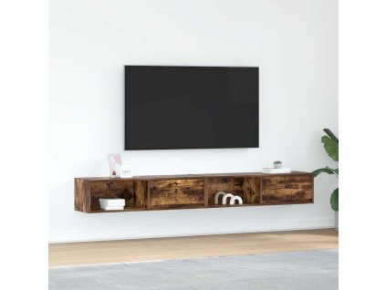 vidaXL TV skříňky 2 ks kouřový dub 100x31x25,5 cm kompozitní dřevo