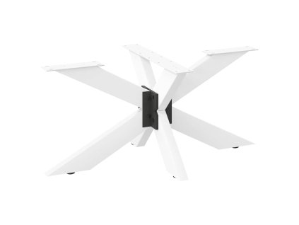 vidaXL Noha konferenčního stolku ve tvaru pavouka bílá 98 x 58 x (42-43) cm ocel