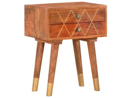 vidaXL Noční stolek 43 x 30 x 58 cm masivní mangovníkové dřevo