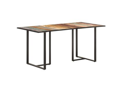 vidaXL Jídelní stůl 160 cm masivní regenerované dřevo