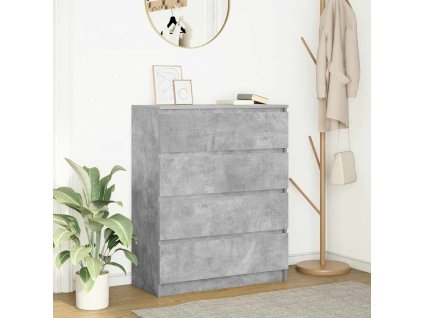 vidaXL Příborník betonově šedý 80x35x99 cm kompozitní dřevo