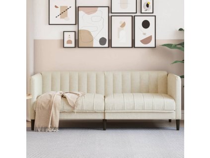 vidaXL Pohovka 2místná len