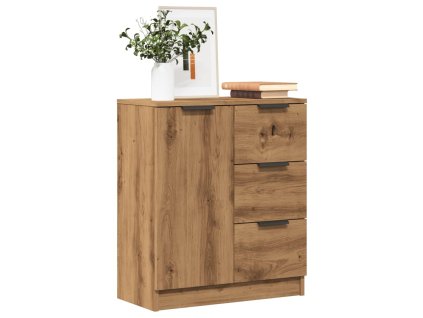 vidaXL Příborník dub artisan 60 x 30 x 70 cm kompozitní dřevo