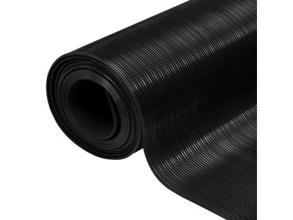 vidaXL Protiskluzová rohož gumová 1,5 x 4 m 3 mm jemně vroubkovaná