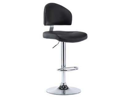 vidaXL Barová stolička černá umělá kůže