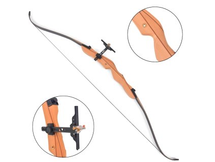 vidaXL Recurve luk pro dospělé 68" 30 lb