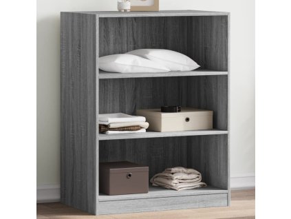 vidaXL Šatní skříň šedá sonoma 77 x 48 x 102 cm kompozitní dřevo