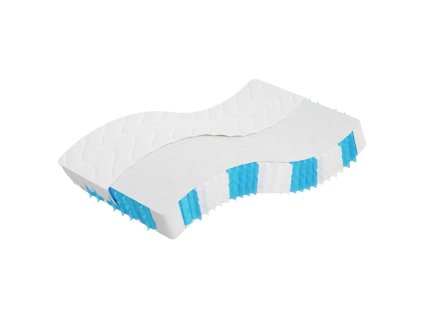 vidaXL Taštičková pružinová matrace středně tvrdá 120 x 200 cm