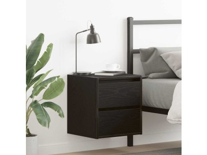 vidaXL Nástěnné noční stolky 2 ks Dub černý 38x34x40 cm