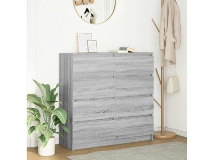 vidaXL Příborník šedý sonoma 100x35x99 cm kompozitní dřevo