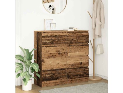 vidaXL Příborník starého dřeva 100x35x99 cm kompozitní dřevo