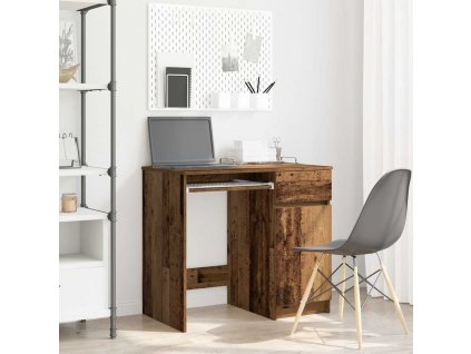 vidaXL Psací stůl old wood 86x49x76 cm kompozitní dřevo