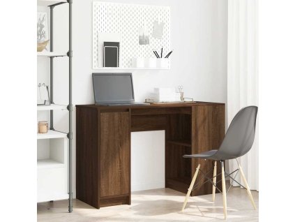 vidaXL Psací stůl hnědý dub 120x42x76 cm kompozitní dřevo