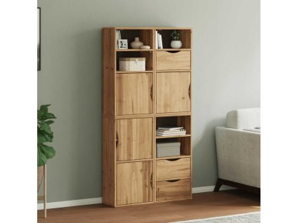 vidaXL Boční skříňky 4 ks "ODDA" 40x24x79 cm Borovicový masiv