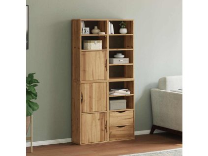 vidaXL Boční skříňky 4 ks "ODDA" 40x24x79 cm Borovicový masiv