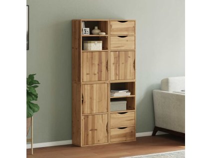 vidaXL Boční skříňky 4 ks "ODDA" 40x24x79 cm Borovicový masiv