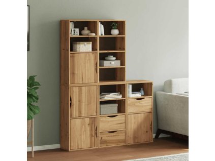 vidaXL Boční skříňky 5 ks "ODDA" 40x24x79 cm Borovicový masiv