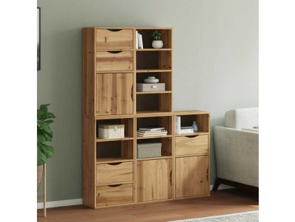 vidaXL Boční skříňky 5 ks "ODDA" 40x24x79 cm Borovicový masiv