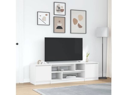 vidaXL TV skříňka bílá 188,5x41x50 cm kompozitní dřevo