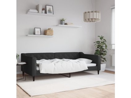 vidaXL Válenda černá 100 x 200 cm textil