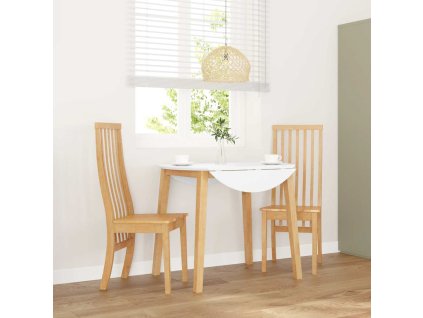 vidaXL Jídelní židle 2 ks z masivního dřeva Rubber