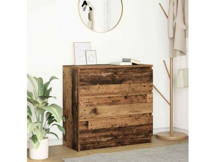 vidaXL Příborník starého dřeva 80x35x76 cm kompozitní dřevo