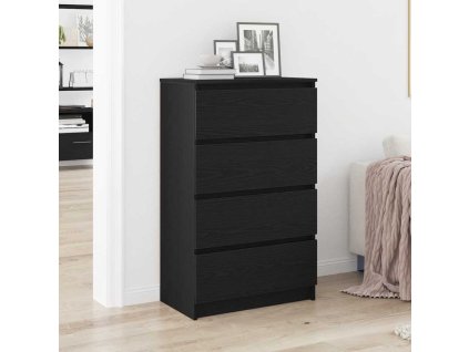 vidaXL Příborník Černý dub 60x35x98,5 cm Dřevěná konstrukce