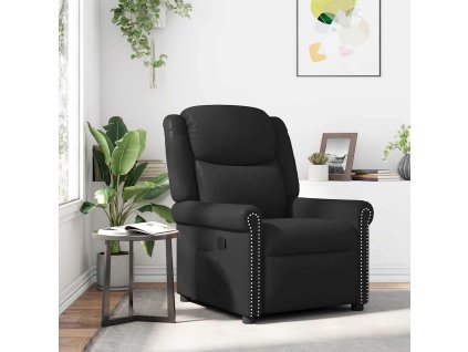 vidaXL Polohovací křeslo lesklé hnědé umělá kůže