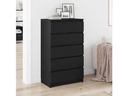 vidaXL Zásuvková skříňka černý dub 60 x 36 x 103 cm kompozitní dřevo