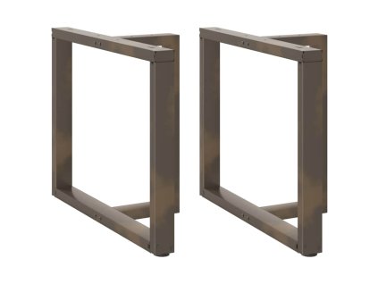 vidaXL Nohy k jídelnímu stolu ve tvaru T, 2 ks, černé, 100 x 35 x (72-73) cm, ocel