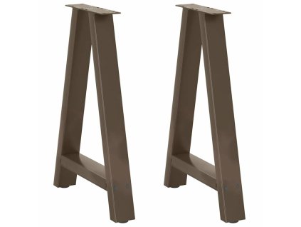 vidaXL Nohy k jídelnímu stolu ve tvaru A, 2 ks, 60 x (72-73) cm, ocel