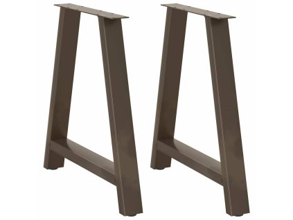 vidaXL Nohy k jídelnímu stolu ve tvaru A, 2 ks, 80 x (72-73) cm, ocel
