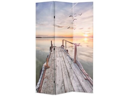 vidaXL Skládací paraván 120 x 170 cm jezero