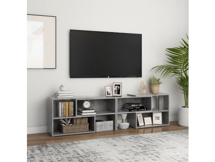 vidaXL TV skříňka betonově šedá 149 x 30 x 52 cm kompozitní dřevo