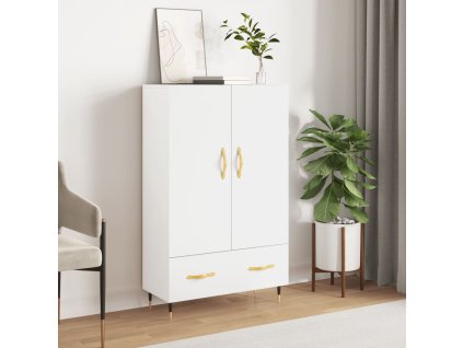 vidaXL Skříň highboard bílá 69,5 x 31 x 115 cm kompozitní dřevo