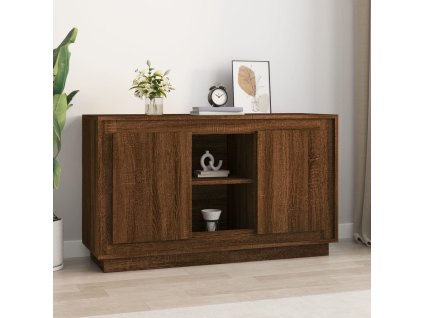 vidaXL Příborník hnědý dub 102 x 35 x 60 cm kompozitní dřevo