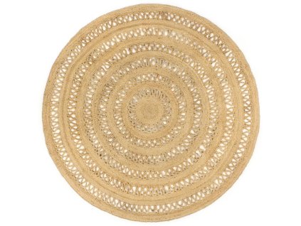 vidaXL Ručně vyrobený koberec ze splétané juty 180 cm