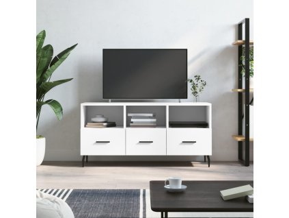 vidaXL TV skříňka bílá 102 x 36 x 50 cm kompozitní dřevo