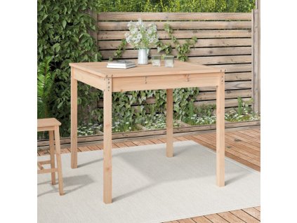 vidaXL Zahradní stůl 82,5 x 82,5 x 76 cm masivní borové dřevo