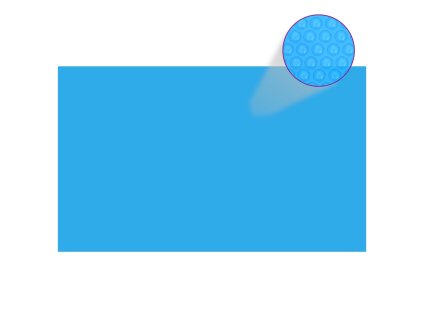 vidaXL Obdélníkový kryt na bazén 1000 x 600 cm PE modrý