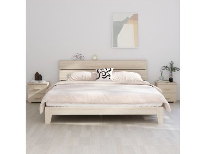 vidaXL Noční stolky HAMAR 2ks medově hnědé 40x35x44,5 cm masivní dřevo