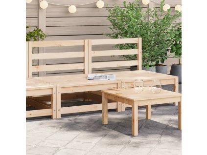 vidaXL Zahradní pohovky bez područek 2 ks 70x70x67 cm masivní borovice