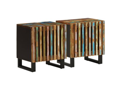 vidaXL Noční stolky 2 ks 40 x 34 x 46 cm masivní recyklované dřevo