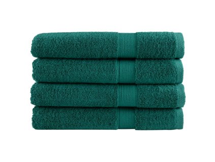 vidaXL Premium ručníky SOLUND 4 ks zelené 80 x 200 cm 600 g/m²