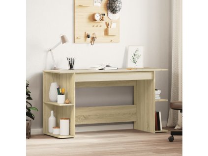 vidaXL Psací stůl dub sonoma 140 x 50 x 75 cm kompozitní dřevo