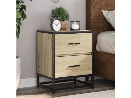 vidaXL Noční stolky 2 ks dub sonoma 40 x 31 x 50 cm kompozitní dřevo