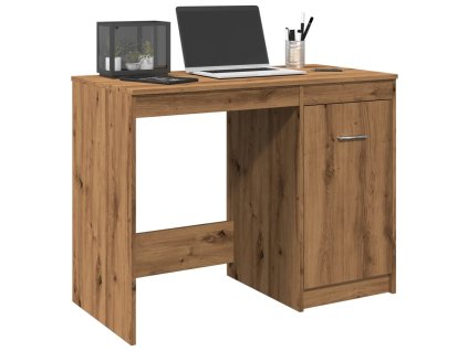 vidaXL Psací stůl dub artisan 100 x 50 x 76 cm kompozitní dřevo