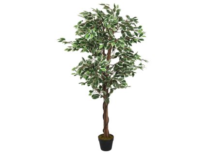 vidaXL Umělý fíkus 1 008 listů 180 cm zelený